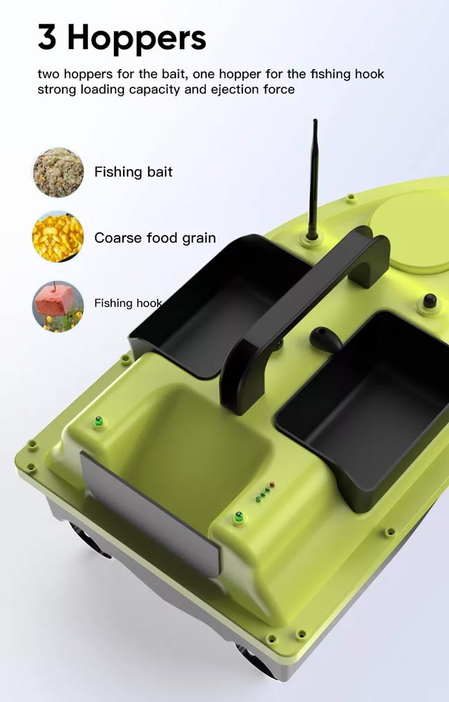 قایق کنترلی ماهیگیری d18b همراه با GPS