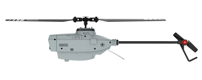 هلیکوپتر کنترلی براشلس C127 با دوربین و سنسور اپتیکال فالو