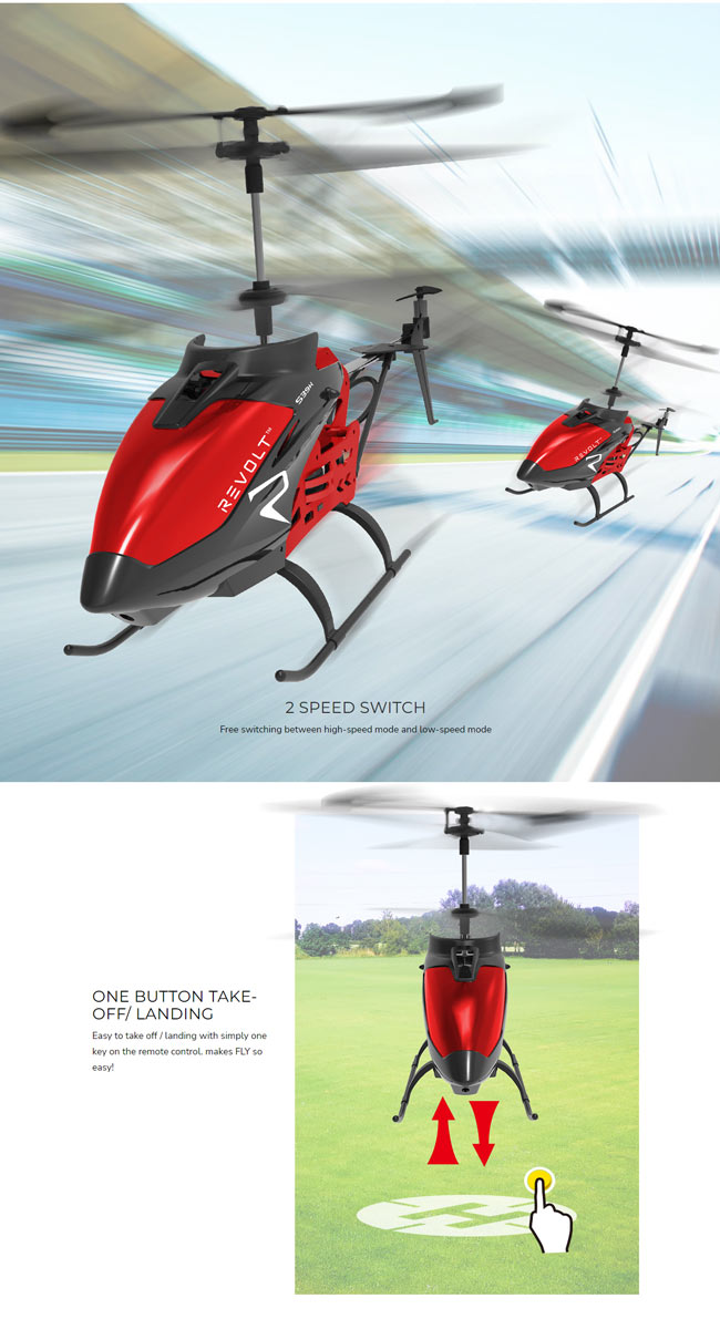 قابلیت حفظ ارتفاع هلیکوپتر باعث می شود تا به راحتی بتوانید پرواز کنید