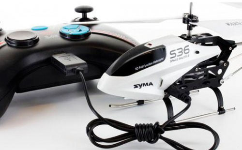هلیکوپتر کنترلی syma S36 دارای باتری و رادیوکنترل