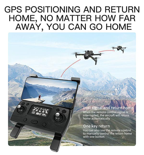 با کمک GPS به راحتی کوادکوپتر را به محل خود بازگردانید بدون اینکه کمترین انرژی را صرف کنید