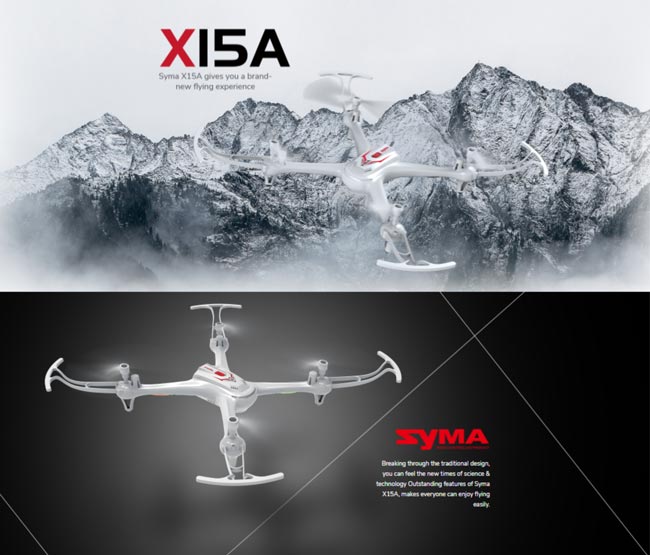 کوادکوپتر بدون دوربین سایما X15A که برای تمرین خلبانی و تفریح بسیار مناسب است و پرواز پایداری دارد
