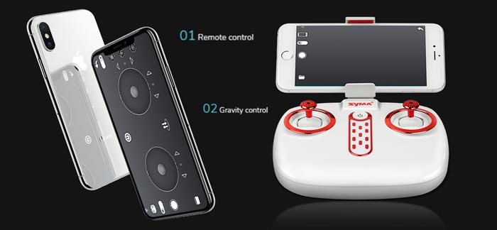 هلی شات دوربین دار syma Z3 خود را هم میتوانید با گوشی همراه کنترل کنید و هم با استفاده از رادیو کنترل
