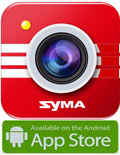 نرم افزار هلی شات دوربین دار سایما syma X22W برای گوشی هایی با سیستم عامل آندروید