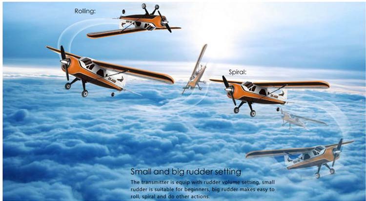 با هواپیمای مدل DHC-2 A600 می توانید در آسمان مانورهای حرکتی زیبا انجام دهید