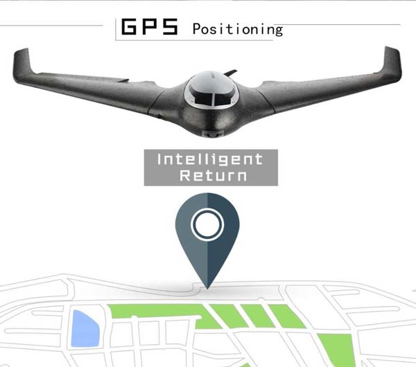 گلایدر دوربین دار 525 RC Glider همراه با GPS و ارسال زنده تصویر