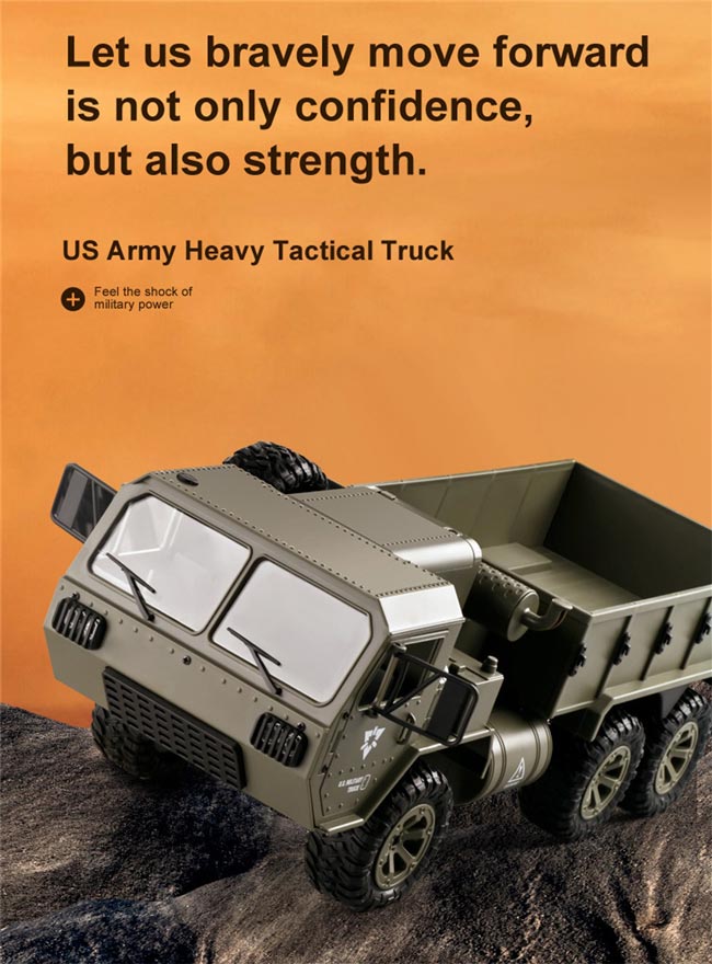 نمایشی از کامیون کنترلی ارتشی پر قدرت بالا