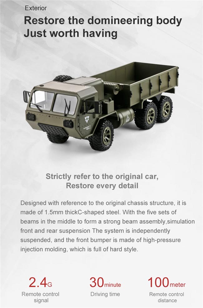 بدنه ای متفاوت از دیگر کامیون ها که فقط به درد ارتش و جنگ میخورد